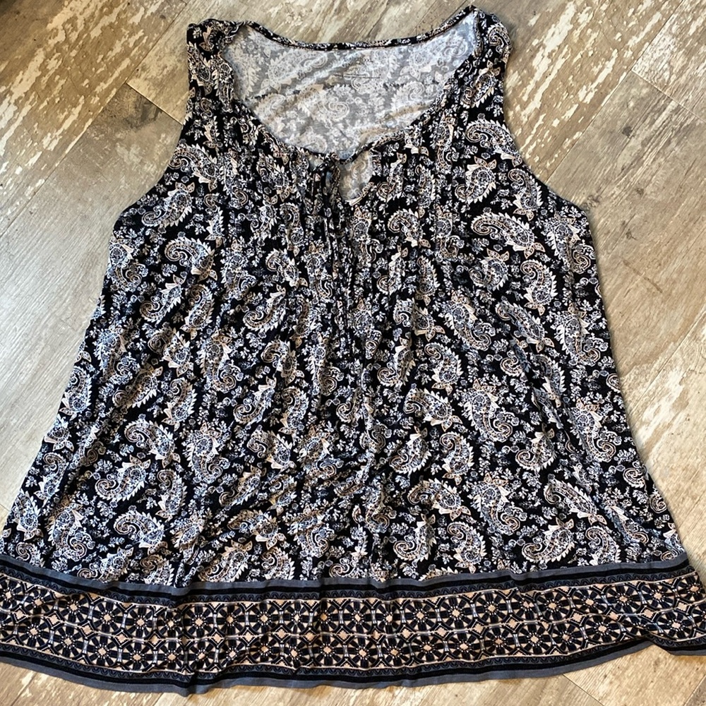 Motherhood Maternity Paisley Print Tunic Top